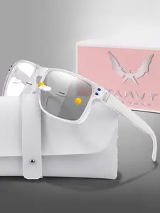 Fashion Color-changing Women's High Quality Sunglasses with Case & Gift Packaging, Stylish Accessory for Festivals and Outdoor Travel, Ideal Christmas and Mother's Day Gift, Lightweight Durable Sunglasses