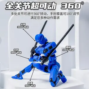 3D Printed Mannequin Action Figures Toys Dummy 13 Shapeshift Robot Multi-Jointed Movable Kids Adults Parent-children Games Gifts
