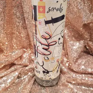 20 oz tumbler with Bluetooth speaker #nurselife