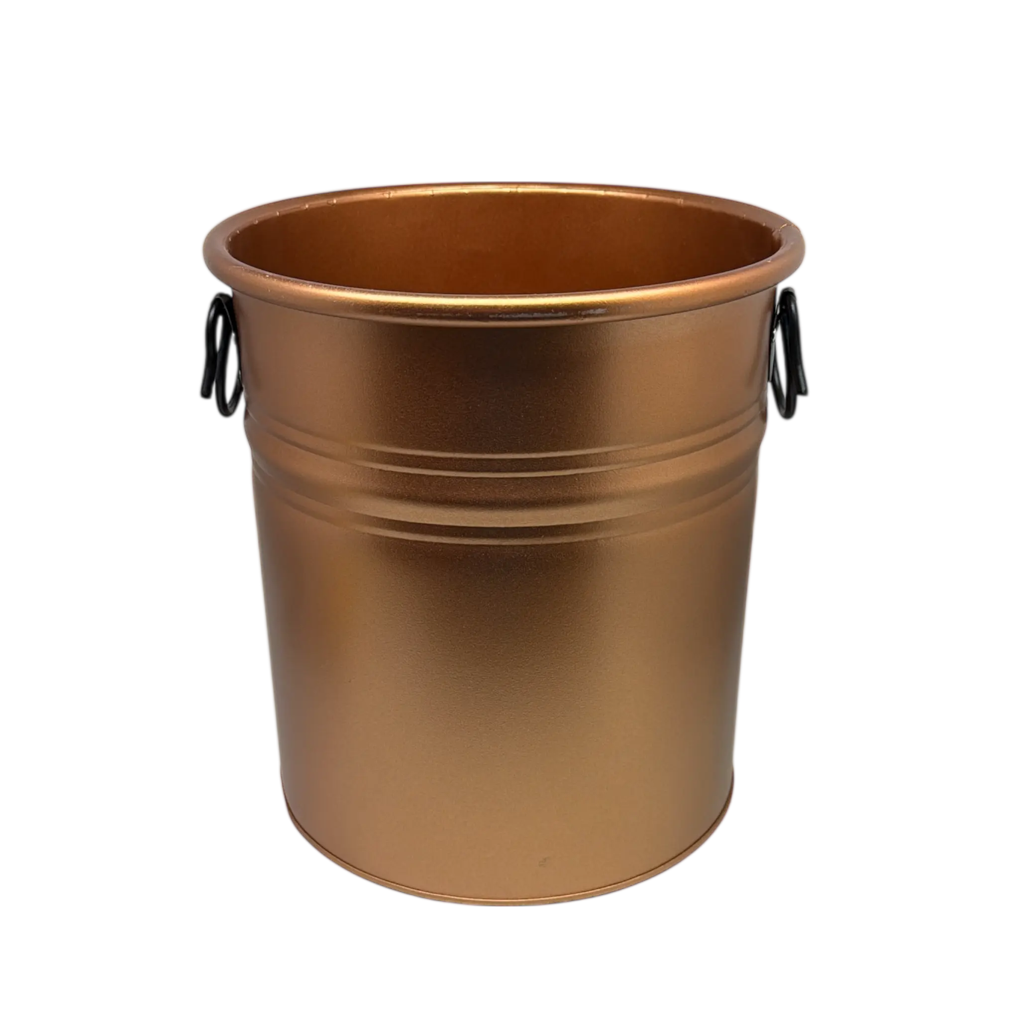 Copper Look Metal Bucket - Mid Size