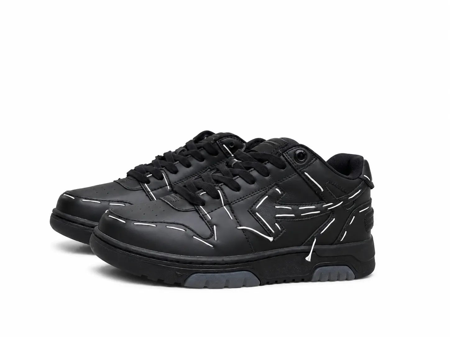 Triple Black Sneaker - Classic Low-Top Sneakers – Comfortable Lace-Up Walking Shoes