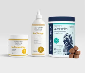 Care Bundle for Dogs – Ear Therapy Drops, Ear Wipes & Gut Support
