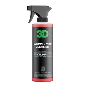 3D GLW Series Wheel & Tire Cleaner   Deep Cleaning All-in-One Formula | Removes Brake Dust, Grime, Tire Browning | Safe on All Wheels | DIY Car Detailing