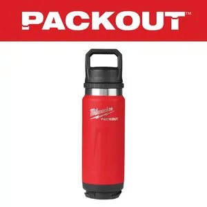 Red 24 oz. Insulated Drinkware Flask with Chug Lid, Flasks