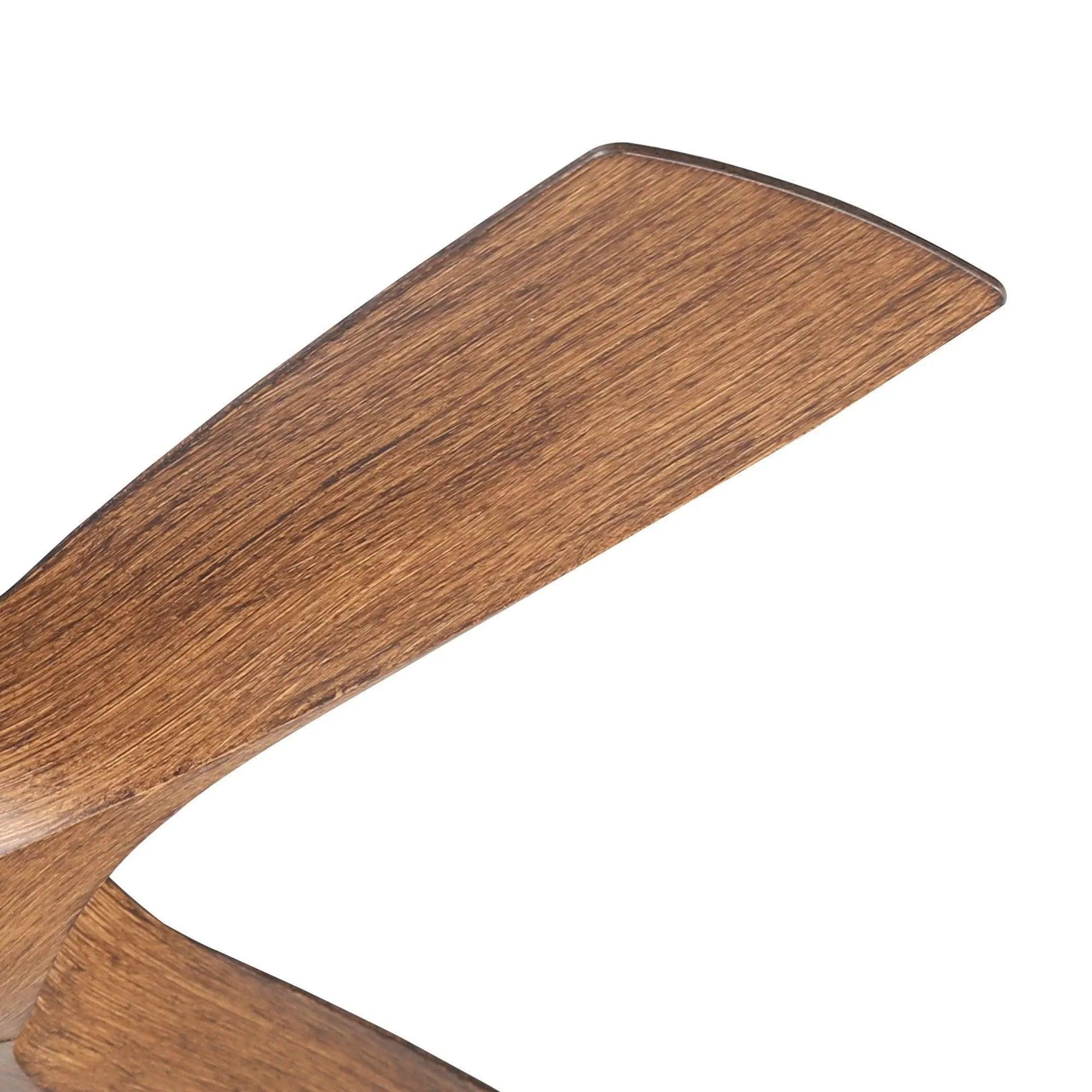 52" Windmill Industrial Ceiling Fan with Remote, DC Motor Reversible Downrod Mount