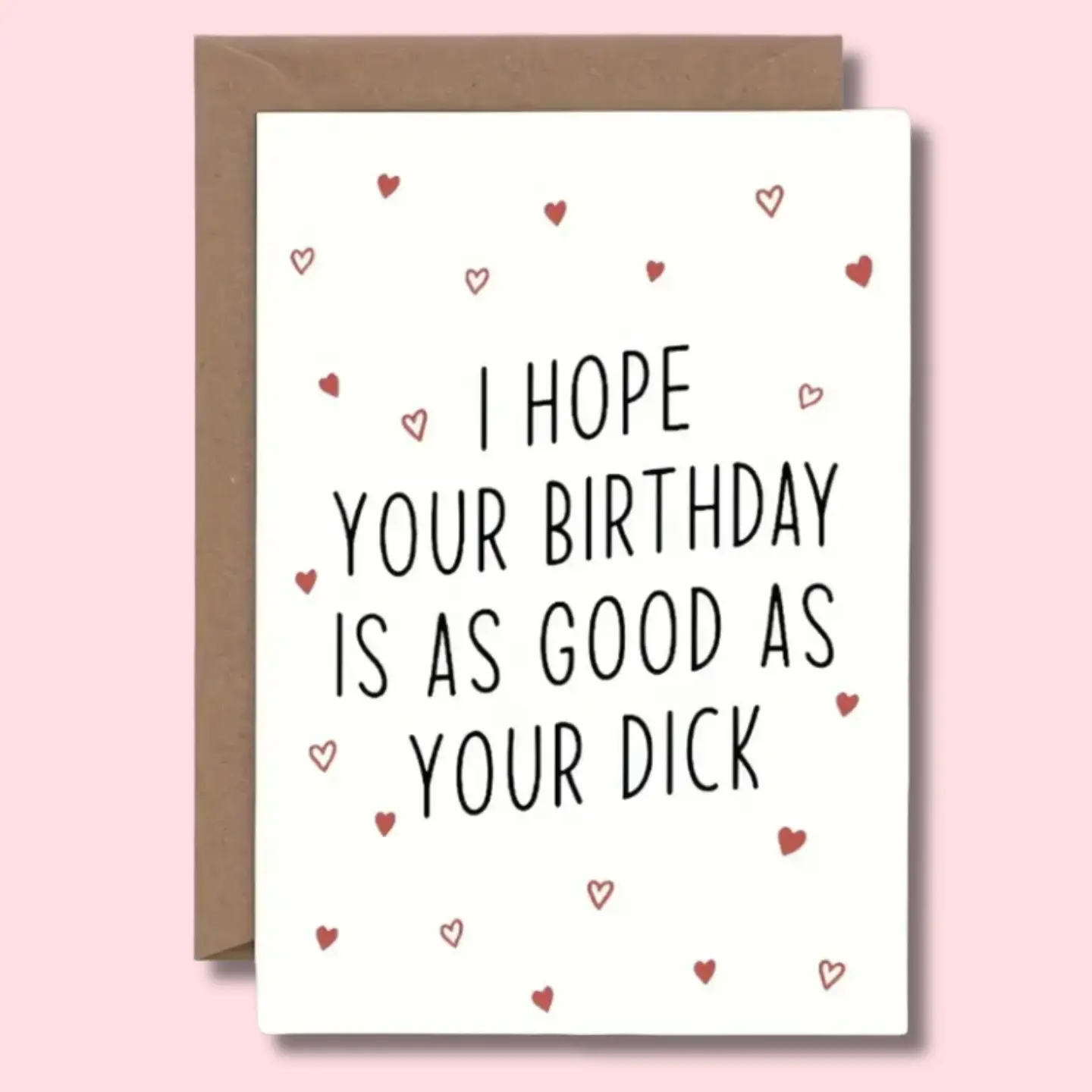 Funny Birthday Cards for Boyfriend - 'Good As Your D*ck' - Hilarious Gift for Husband - For Him - Partner - Lover - Naughty Birthday Card For Men - Ad