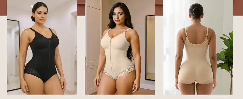YIANNA Overbust Fajas Colombianas Shapewear for Women Tummy Control Brief Shaper Girdles Compression Garment Compression Tummy Tuck High Compression Faja