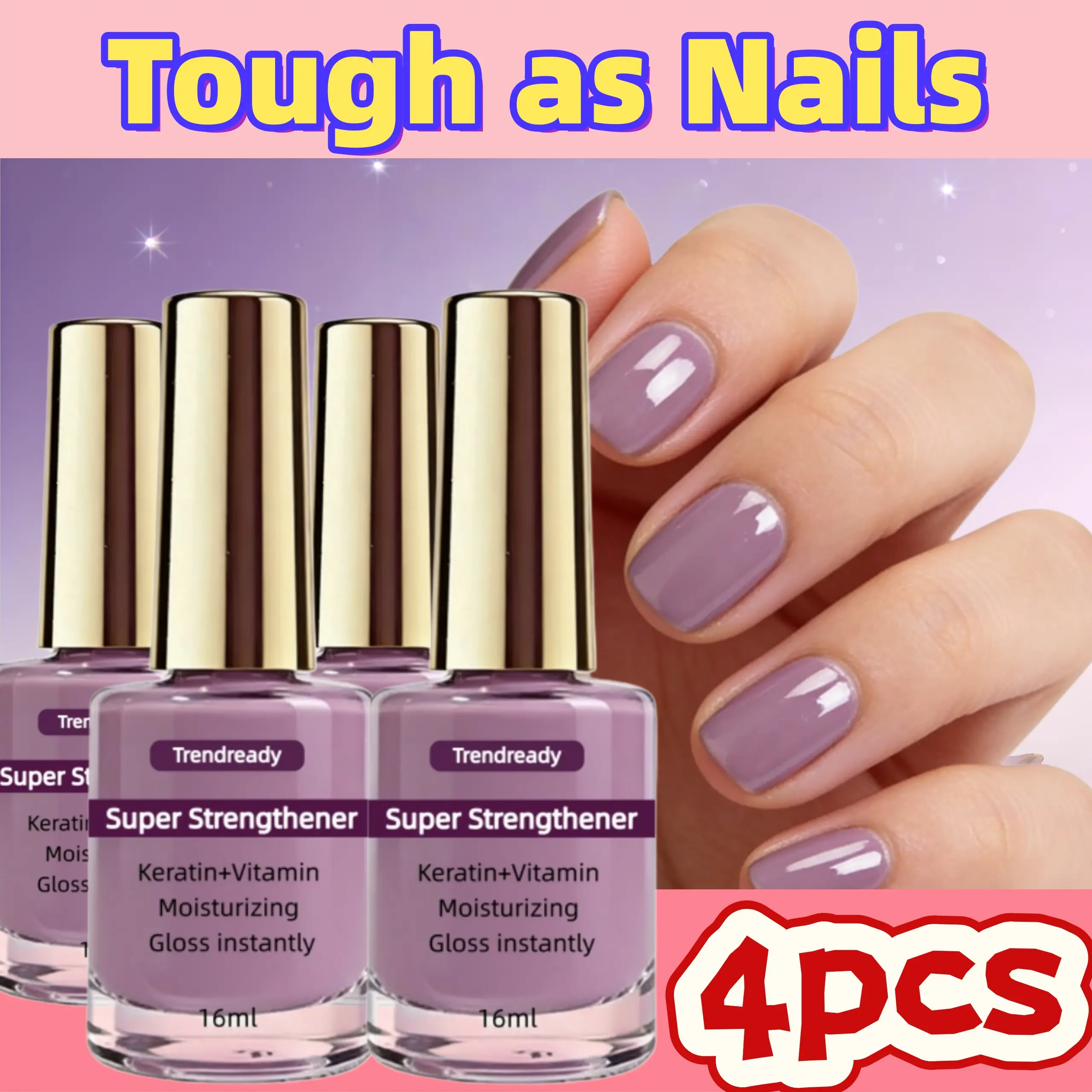 0.54oz High‑Gloss Nail Beauty Cosmetic Coat, Shiny Glossy Finish, Elegant Manicure Look for Daily Nail Styling