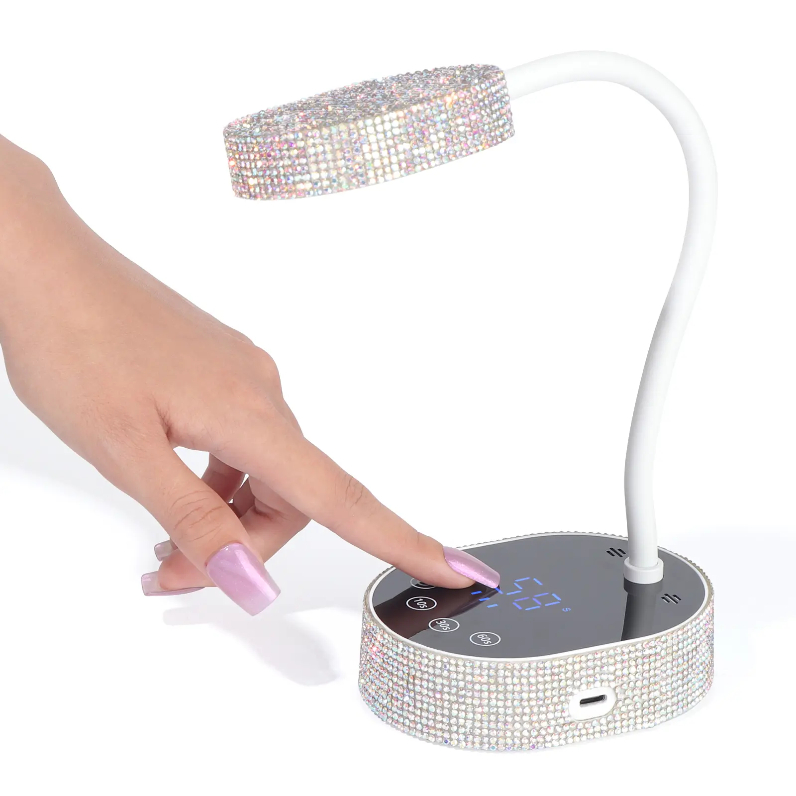 SAVILAND 36W Rechargeable UV Nail Lamp: 2025 Fast-Cure 5s Gel Light, Cordless LED Lamp with Motion Sensor, 3 Timers, 7H Long Battery Life & 360° Flexible Design for Salon & Home Manicure