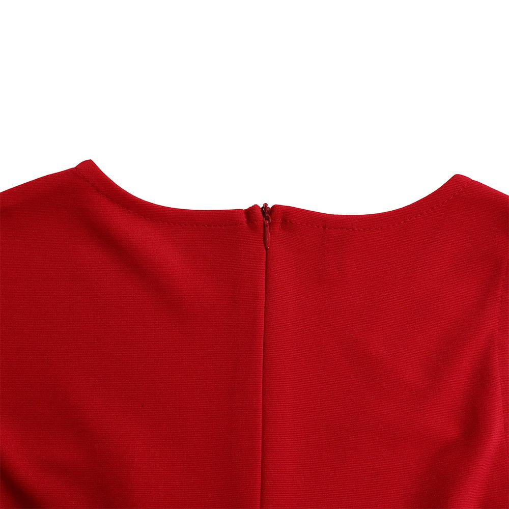 Solid color hip hugging fringe dress