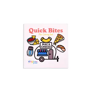 Quick Bites Mini Coloring Book - Food Trucks and Street Food Themed Mini Coloring Book