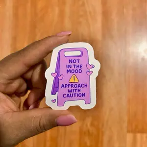 Not in the mood sticker