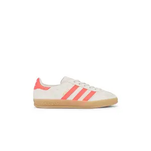 adidas Originals Gazelle Indoor Sneaker in Wonalu, Lucky Red, & White