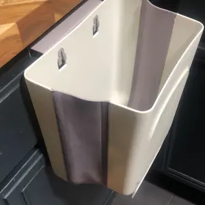 Foldable Kitchen Trash Can, 1 Count Hanging Garbage Storage Bucket, Space-saving Kitchen Accessory for Home touchless trash  Duty  Garbage Can Touchless Slim  Trash Can commercial Set