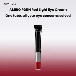 AMIRO PDRN Red Light Eye Cream - for Dark Circles and Puffiness, Repairing & Firming Eye Cream with PDRN & Red Light Radiant