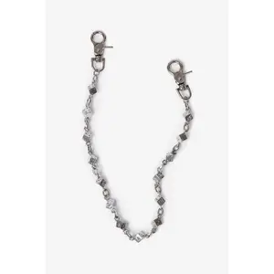 mnml Dice Wallet Chain - Silver