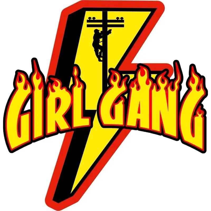 Girl Gang 3x3 sticker