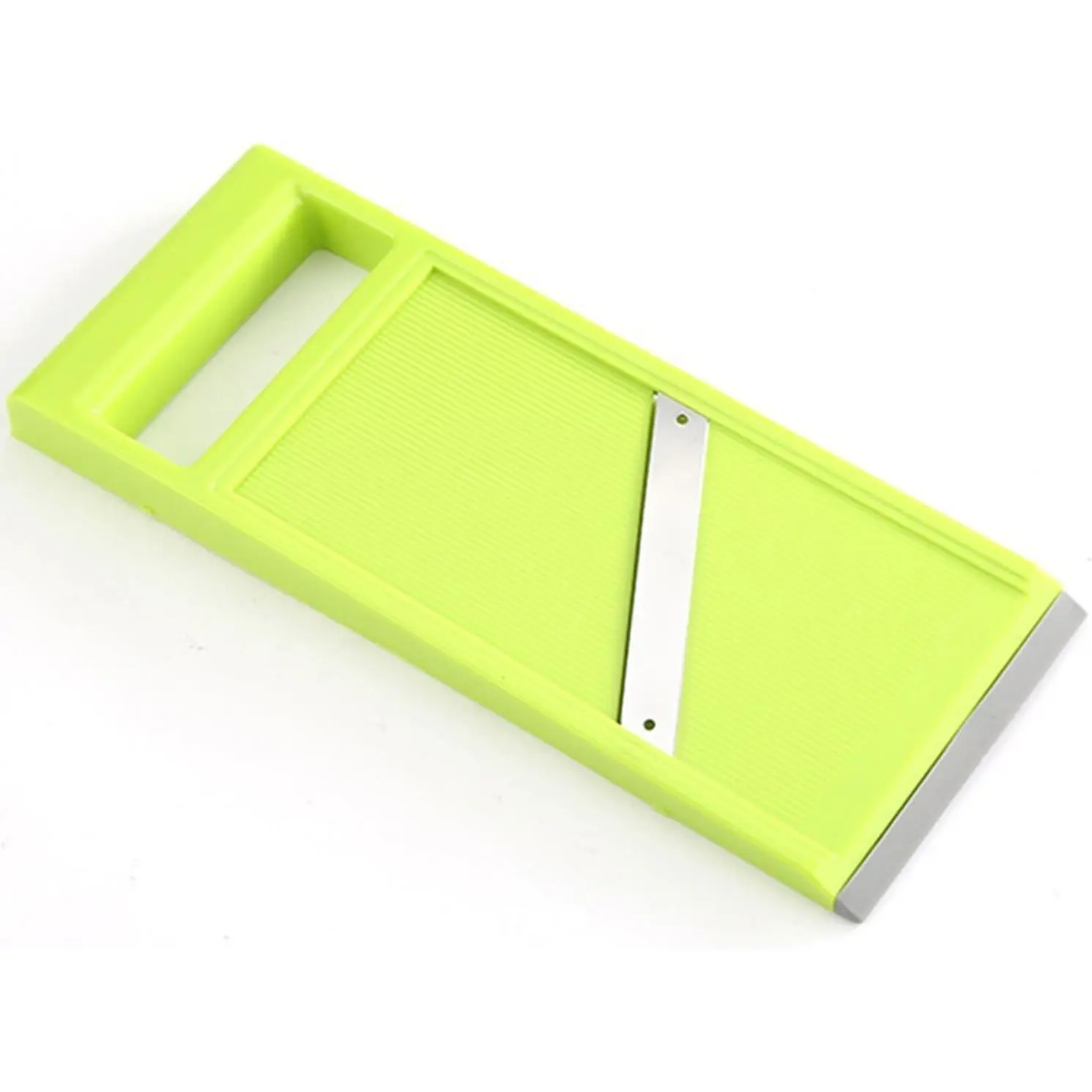 Plastic Vegetable Chip Maker with Stainless Steel Blades,Durable Yellow Vegetable Chopper,Easy to Clean,Multipurpose Potato Chip Slicer for Kitchen Cooking