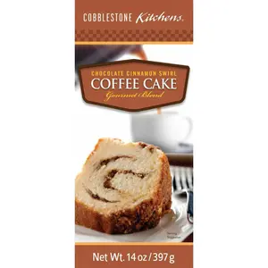 Chocolate Cinnamon Swirl Coffee Cake Mix | 14 oz | Cobblestone Kitchen