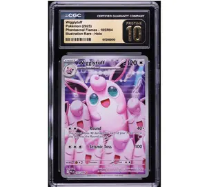 2025 Pokemon Mega Evolution Phantasmal Flames IR Wigglytuff #105 CGC 10 PRISTINE