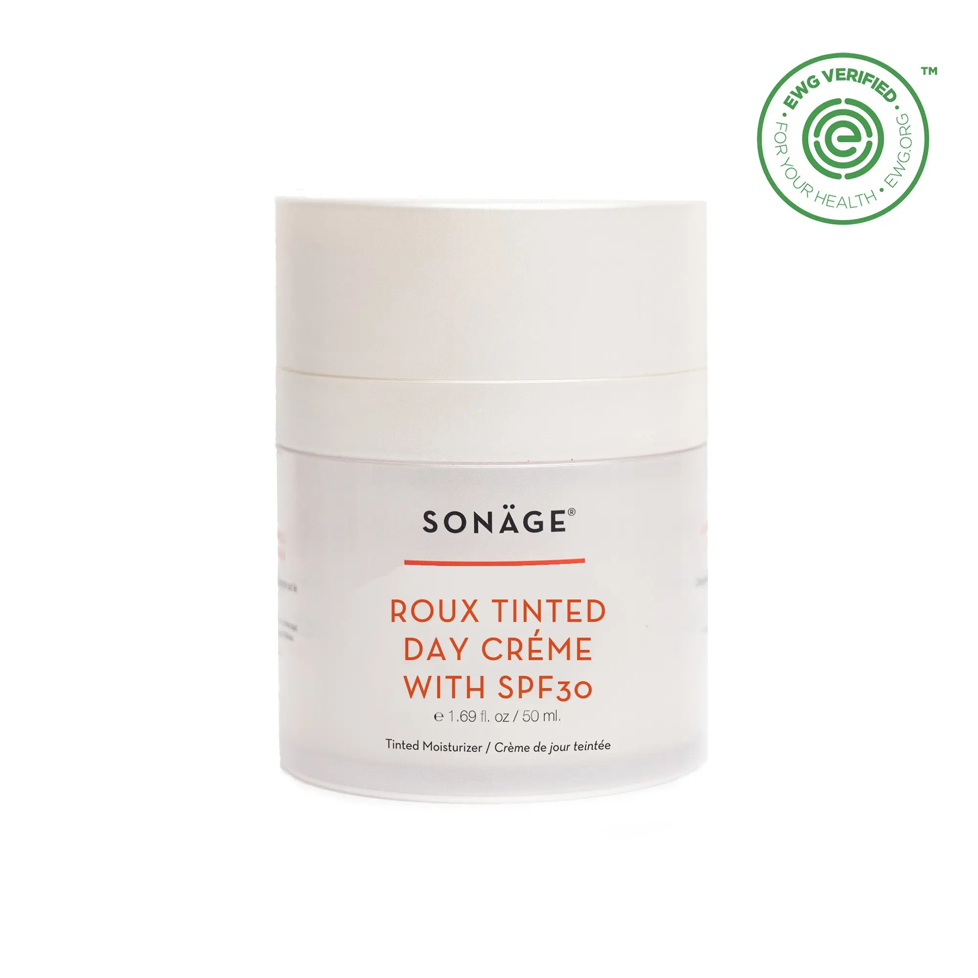 Sonage Roux Tinted Mineral Sunscreen SPF 30 - Sheer Tinted Face SPF With Niacinamide, Ceramides and Peptides