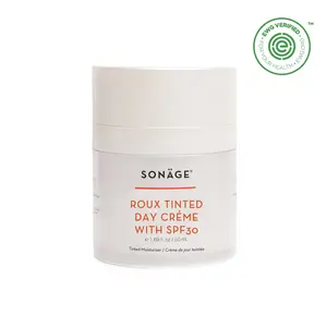 Sonage Roux Tinted Mineral Sunscreen SPF 30 - Sheer Tinted Face SPF With Niacinamide, Ceramides and Peptides