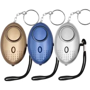 Safe Sound Personal Alarm, 3 Pack 145DB Personal Security Alarm Keychain with LED Lights, Emergency Safety Alarm for Women, Men, Children, Elderly