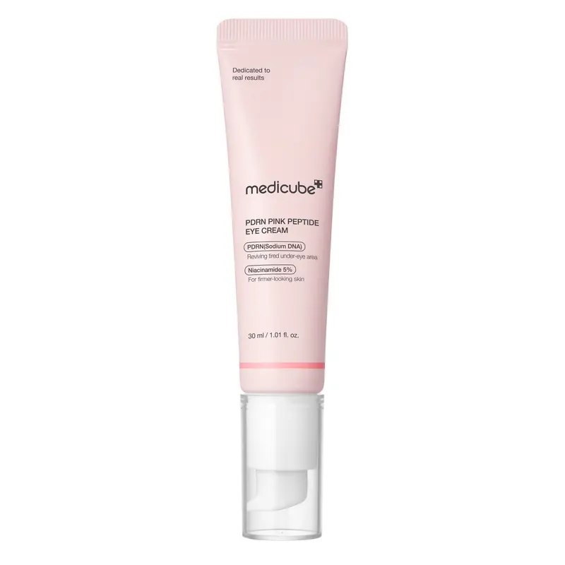 [medicube]  PDRN Pink Peptide Eye Serum | 99% Salmon DNA PDRN, 99% Pure Retinol, 5% Niacinamide | Dark Circles, Puffy Eyes, Korean Skincare