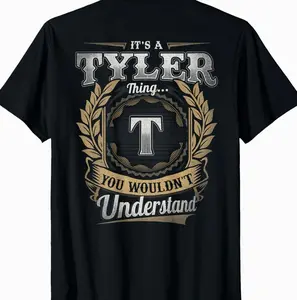 Tyler First Name Shirt It's A Tyler Thing (Back) T-Shirt JVP
