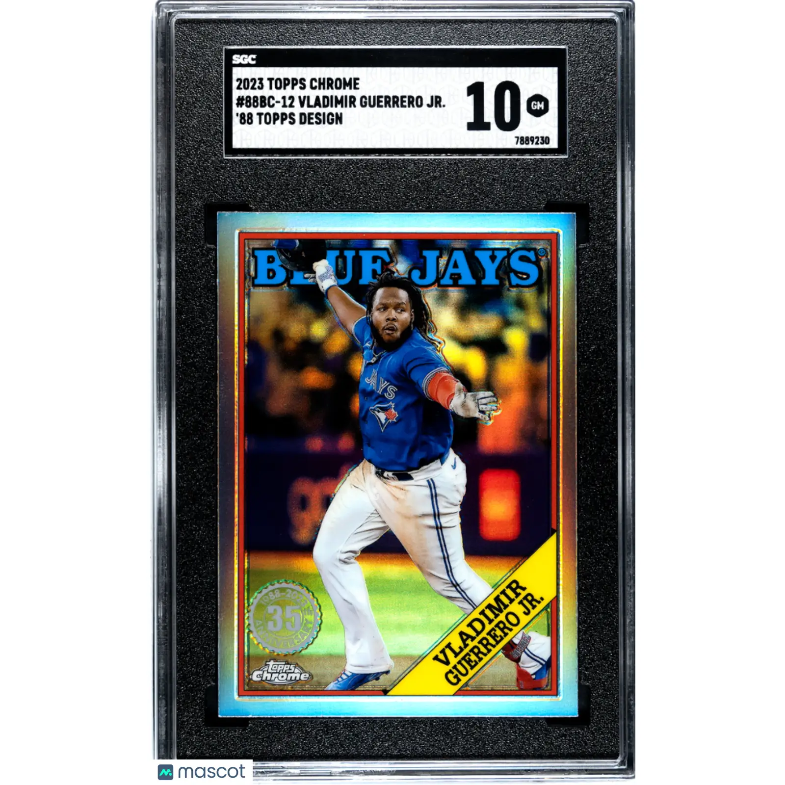 Vladimir Guerrero JR. SGC 2023 Topps Chrome #88BC 12 '88 Baseball