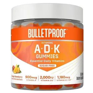 A+D+K Gummies Orange Strawberry 60ct Day Use