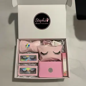 Luxury Baddie Bundle Lashes & Nail Set | Application Tools Easy Instructions & Gift Stickers Included for a Memorable Experience