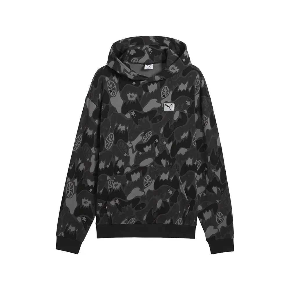 PUMA Mens Dress Code Camo Hoodie Casual Outerwear Casual - Black