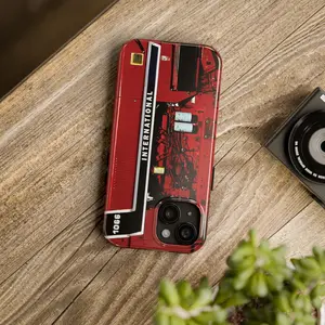 Farmer Red Tractor 1066 black tripe  Tractor Phone Case HG  Tractor Phone Case HG