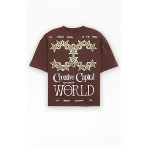 Pacsun Men's Creative Capital Cropped Boxy T-Shirt