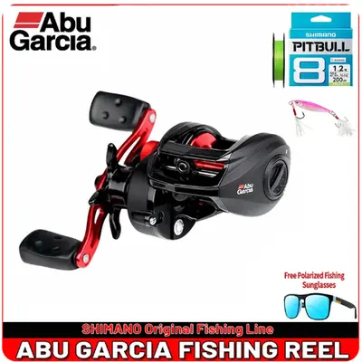 abu garcia baitcaster red and black Amazon.com : Max Baitcast Low Profile Reel Fishing Rod Combo , 6'6