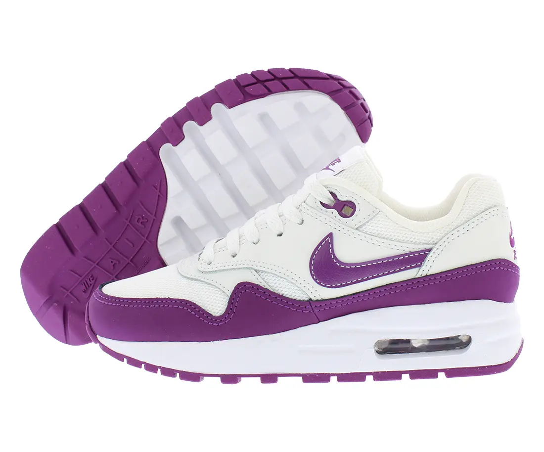Nike Air Max 1 GS Girls Shoes, Casual Athletic Trainers, Trainer Sneakers