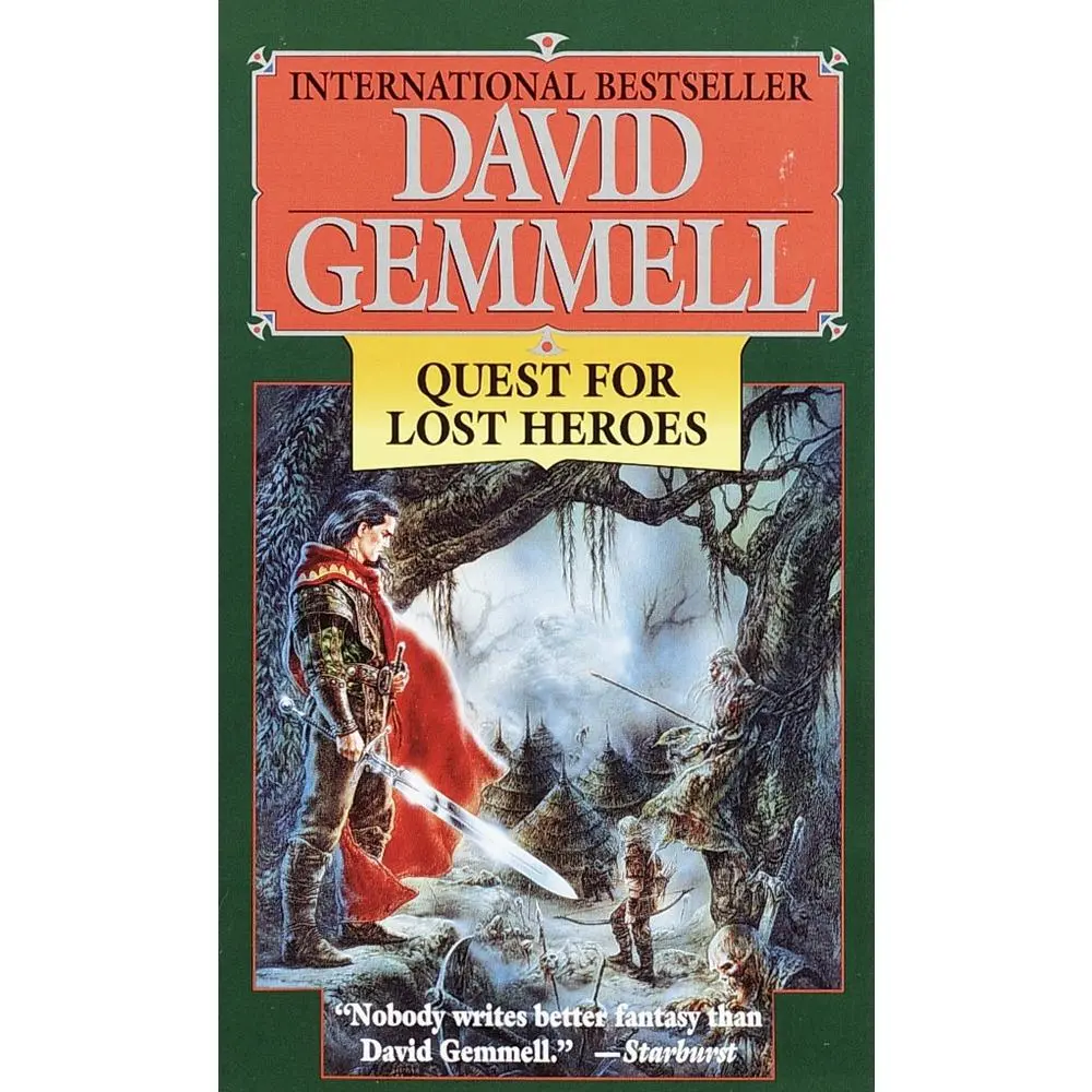 Used Adventure Fantasy Book - Quest for Lost Heroes by David Gemmell (Mass Market Paperback) - English, Drenai Stronghold, Gothir, Nadir