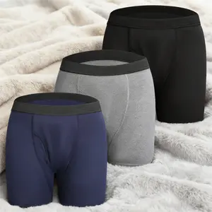 Men's Anti-Leak Underwear, Post-surgery Incontinence Boxer Briefs, Save Men’s Dignity, Reusable Washable Cotton Briefs, Odor-Control Bladder Protection