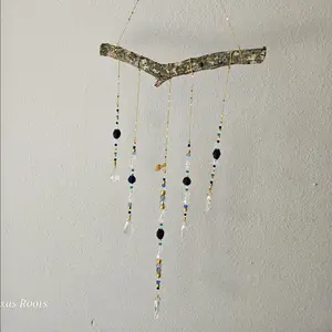 Large Glass and Bead Suncatcher