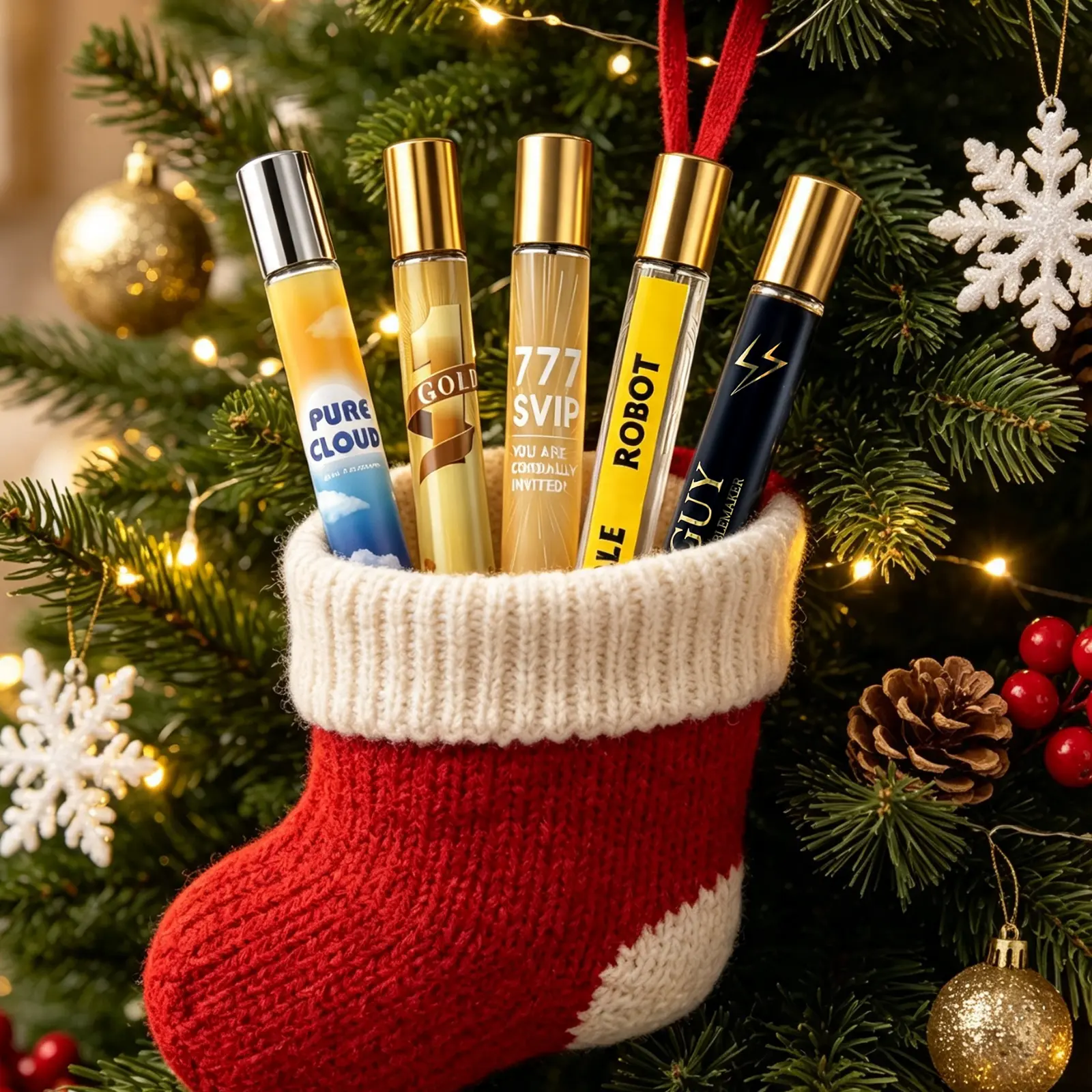 6-Pack Men's Travel EDP, Woody Marine Scent, 35ML/1.18 FL OZ Each, Lightweight & Portable, Long-Lasting 6-8H, Perfect Christmas Stocking Stuffer, Great for Dates Daily Travel Gifting