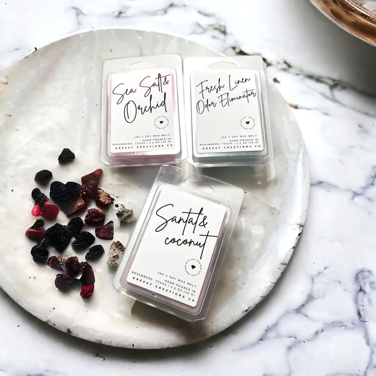 Artisan Soy Wax Melts Clamshell Bar Highly Scented Smokeless Fragrance Home Bedroom Long-lasting Gift Decoration Sleep-helping Birthday Gift Sleep-hel