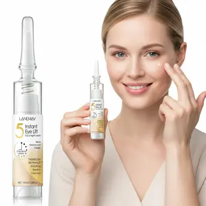 10ml - Instant Eye Lift Cream - Retinol & Hyaluronic Acid Formula - 5 Second Firming & Smoothing Moisturizing - Gentle For All Skin Types Well-Rested Look - Moisture