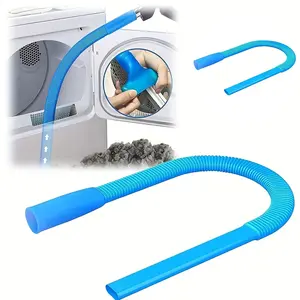 Dryer Vent Cleaning Kit with Adjustable Universal Adapter, Dryer Lint Vacuum Attachment, Blue Home Cleaning Tool, Essential Appliance Care