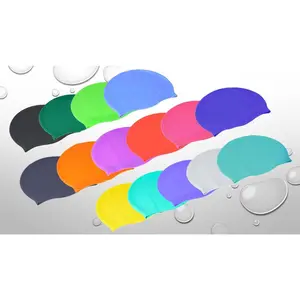 Adoretex Classic Silicone Unisex Solid Swim Cap (CS001)