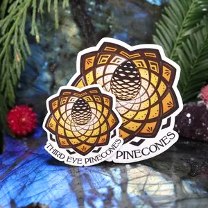 Custom Die Cut Third Eye Mandala Sticker