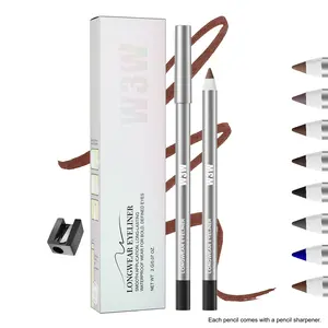 24HR Waterproof Eyeliner Pencil, Smudge-Proof Long-Lasting Eye Liner, Smooth Creamy Formula, Easy Apply Eye Makeup for Daily Wear & Party Looks.