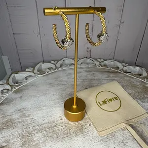 Clover Kiss Hoop Earrings