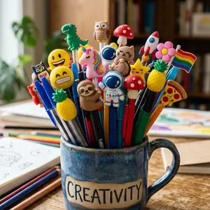 *LIVE CLAIM* Doorables Pen Toppers Adorable Desk Decor