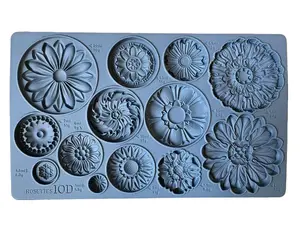 Rosettes IOD Décor Mould